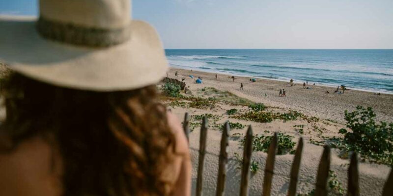 Camping Landes | acces direct à la plage