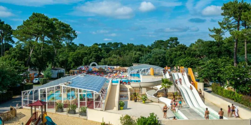 Camping Landes | parc aquatique piscine couverte