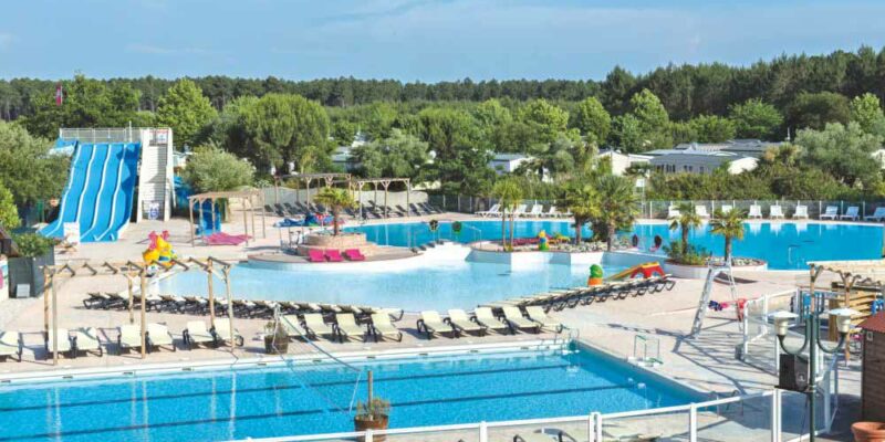 Camping Landes | parc aquatique piscine chauffée