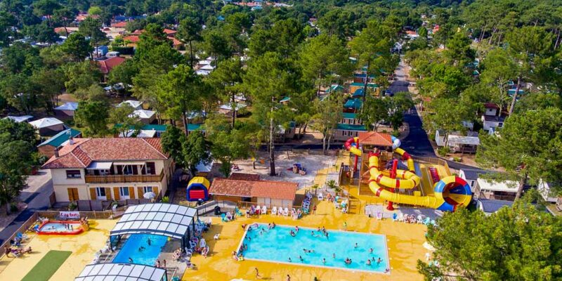 Camping Landes | aquapark toboggan